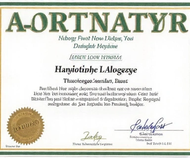 Élelmiszer-intolerancia és allergia kezelése tanúsítvány